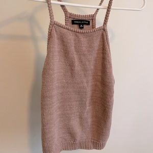 Knitted tank